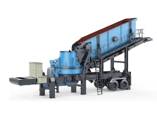Tire Mobile Vertical Impact Crusher